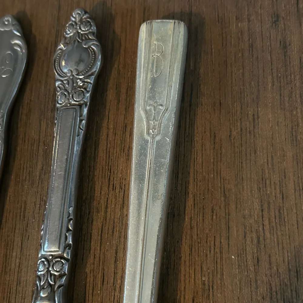 Vintage Silver-Plate Knives